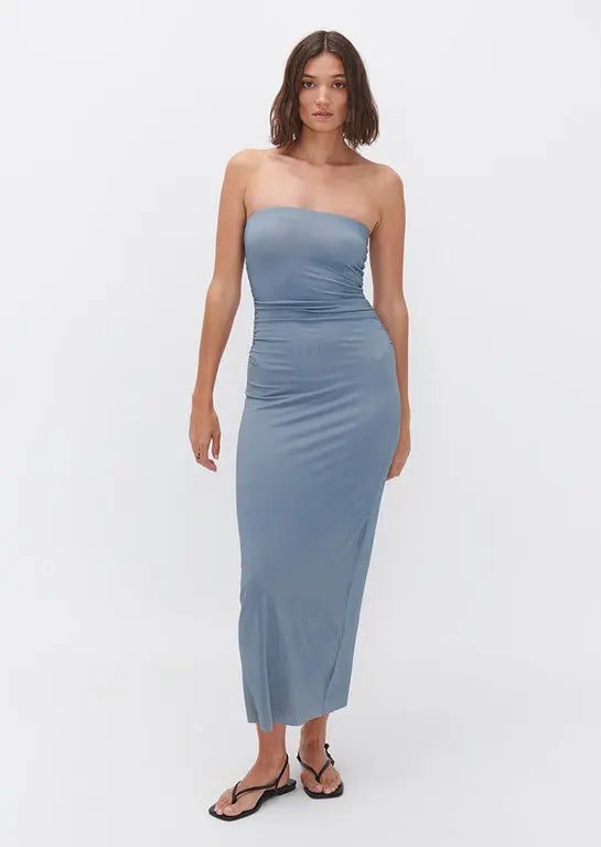 Flowering Girl Women Odessa Dress in Sidewalk Grey