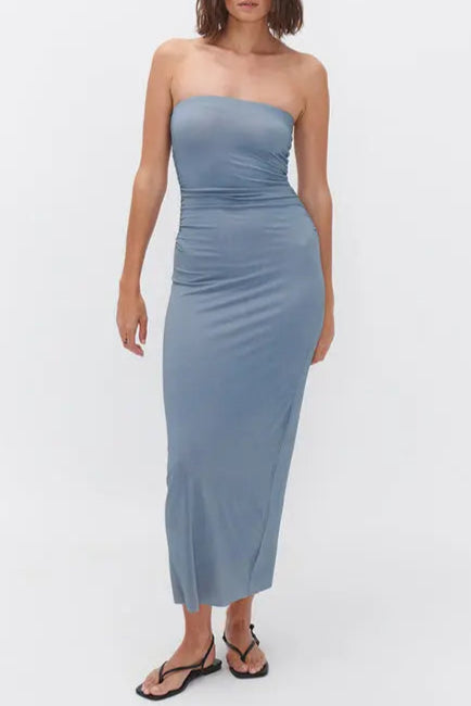 Odessa Dress In Sidewalk Grey