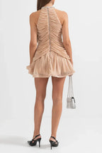 Flowering Girl Women Serenity Halterneck Mini Dress