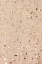 Vivien Flower Sequin Cutout Maxi Dress In Apricot