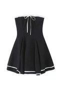 Flowering Girl Women Juno strapless Mini Dress in Black