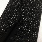 Flowering Girl Women Crystal Velvet Singlet maxi dress in midnight black
