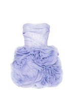 Flowering Girl Women Georgia Appliquéd Organza Lavender Mini Dress