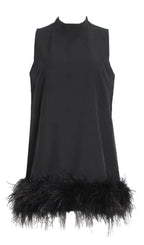 Feather Mini Dress