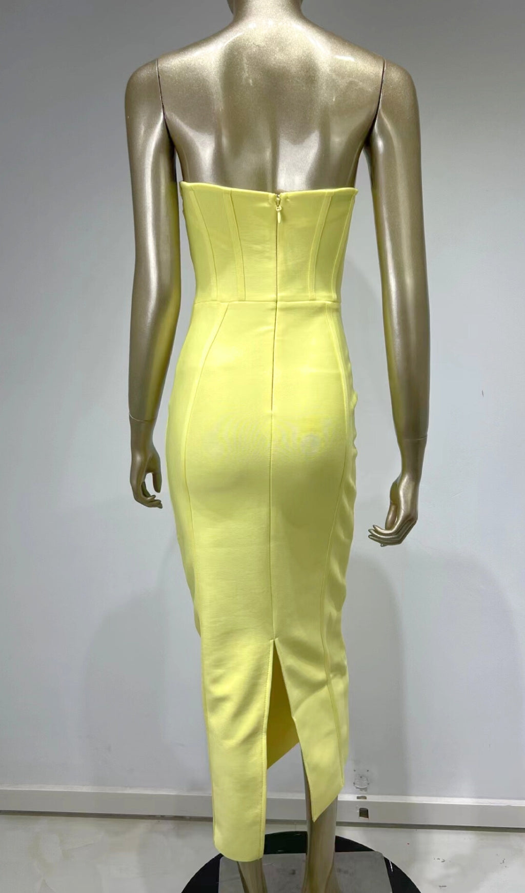Flowering Girl Women Patchwork Strapless Bandage Dress