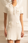 Flowering Girl Women Sequin Knit Mini Dress