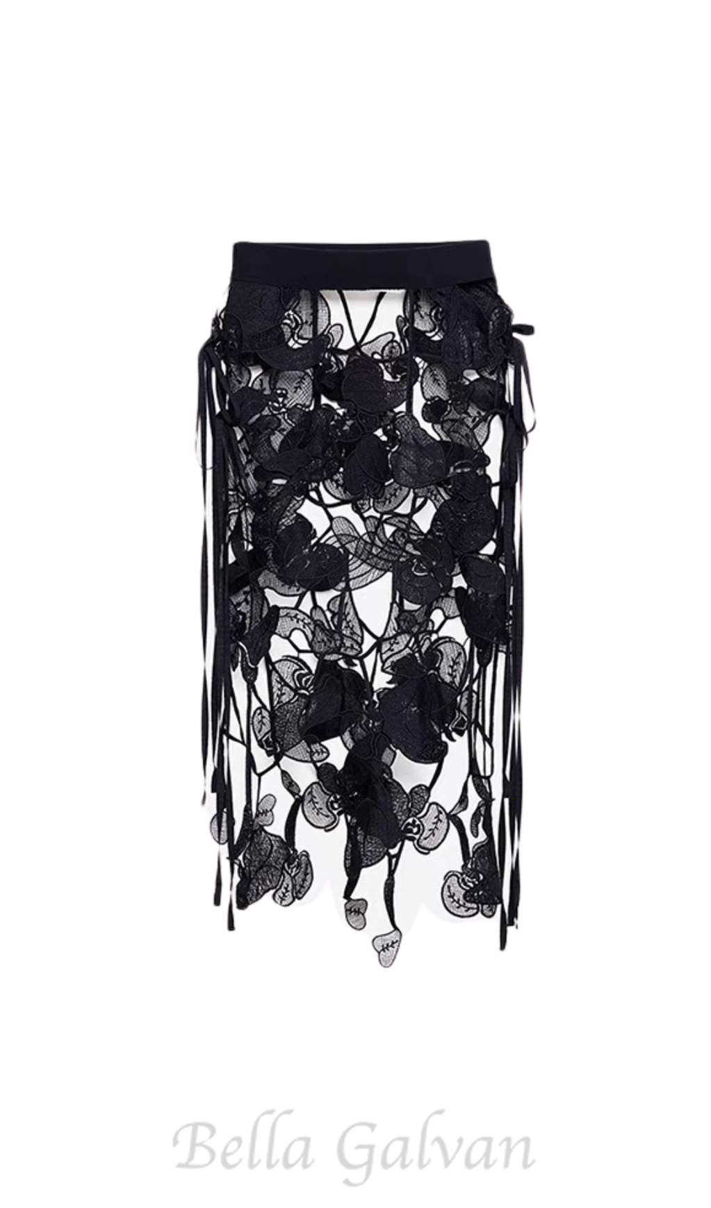 Flowering Girl Women Hollow Out Embroidery Skirt