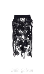 Flowering Girl Women Hollow Out Embroidery Skirt