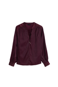 Flowering Girl Women Viscose blouse in burgundy
