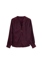 Flowering Girl Women Viscose blouse in burgundy
