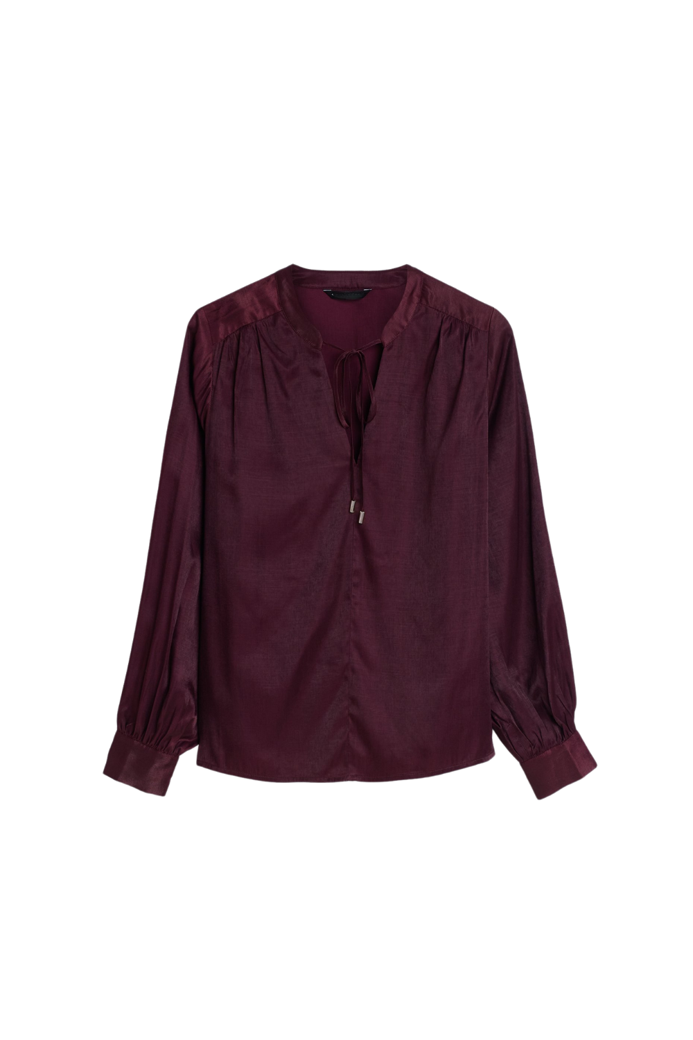 Flowering Girl Women Viscose blouse in burgundy