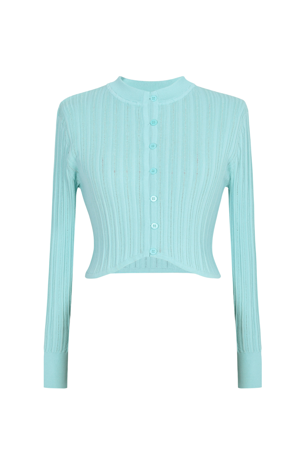 Flowering Girl Women Archetypes ribbed pointelle-knit sweaters in green