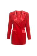 Flowering Girl Women Monica Blazer dress in red