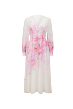 Flowering Girl Women virginia floral Printed Midi Dress in pink