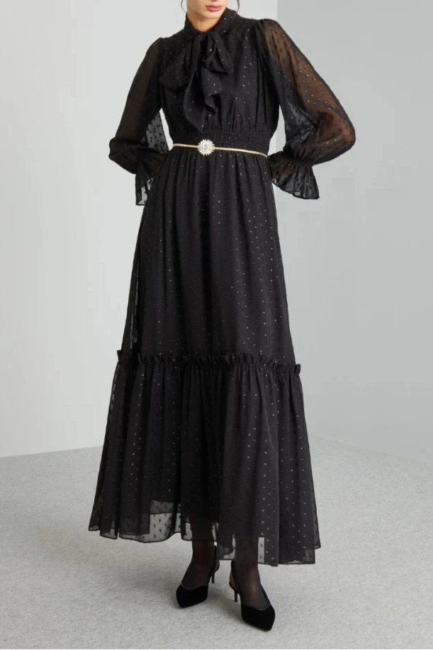 Flowering Girl Women Foulard-Embellished Dress