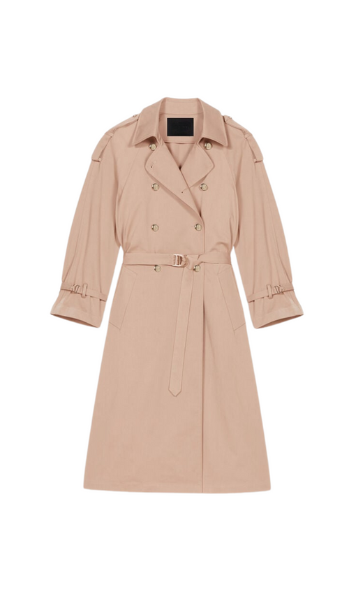 Flowering Girl Women BELTED TRENCH COAT