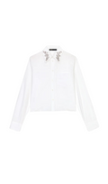 COTTON EMBELLISHED COLLAR SHIRT