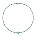 Héloïse Green Crystal Embellished Necklace