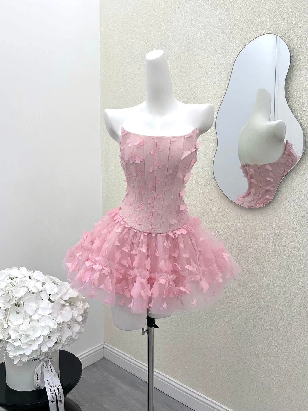 Flowering Girl Women Adara Butterfly Corset Mini Dress