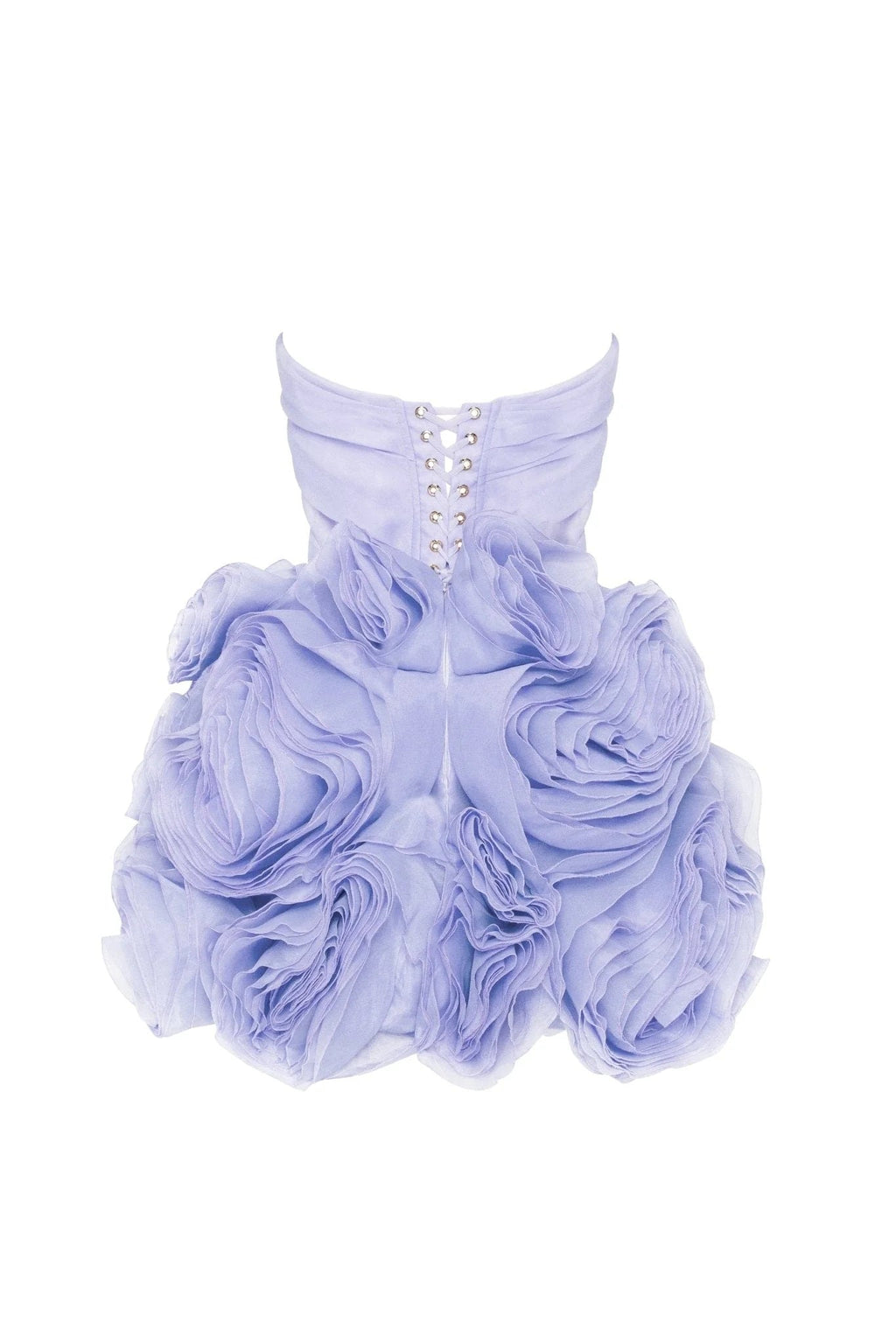 Flowering Girl Women Georgia Appliquéd Organza Lavender Mini Dress