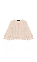 CROCHET TRIM TOP