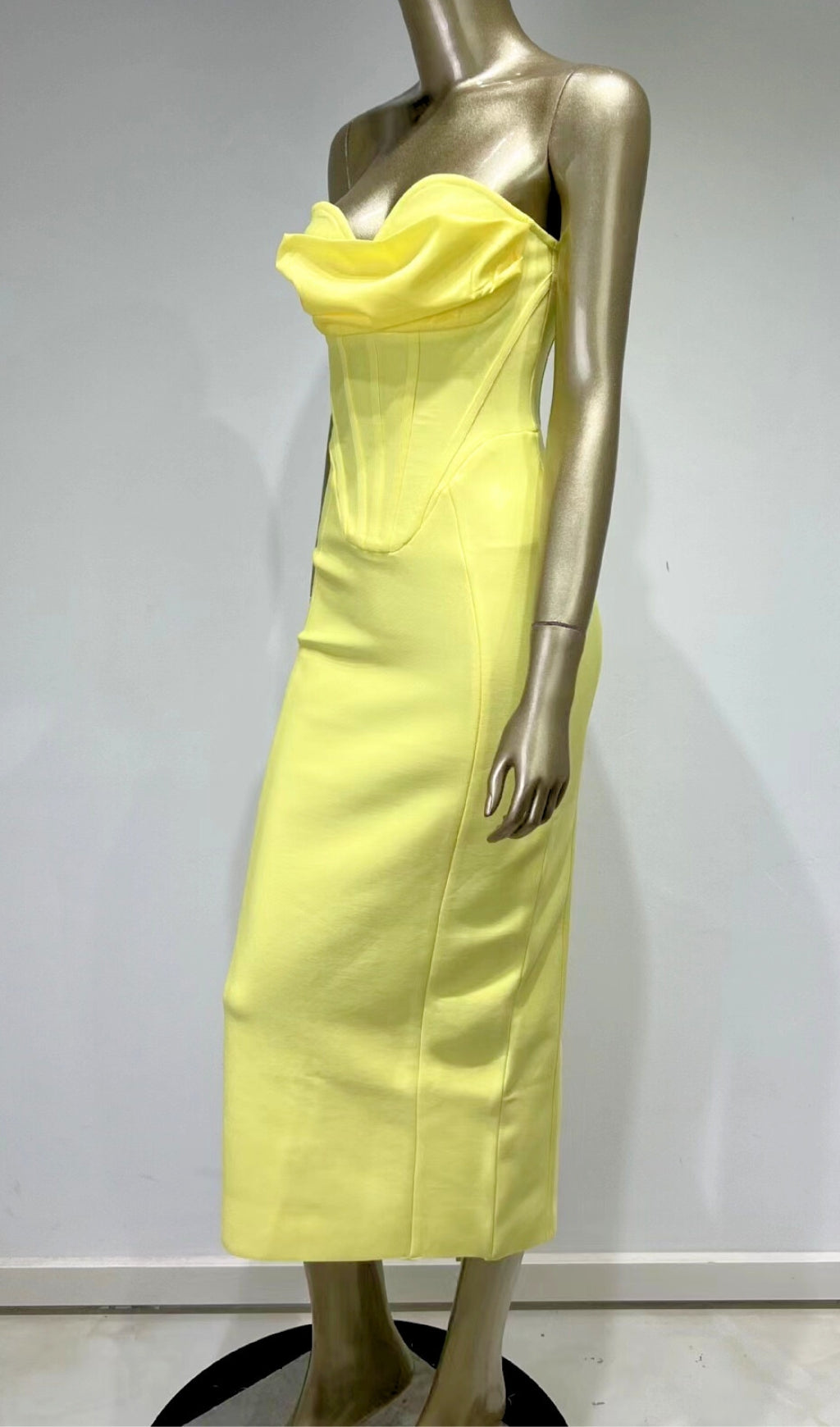 Flowering Girl Women Patchwork Strapless Bandage Dress