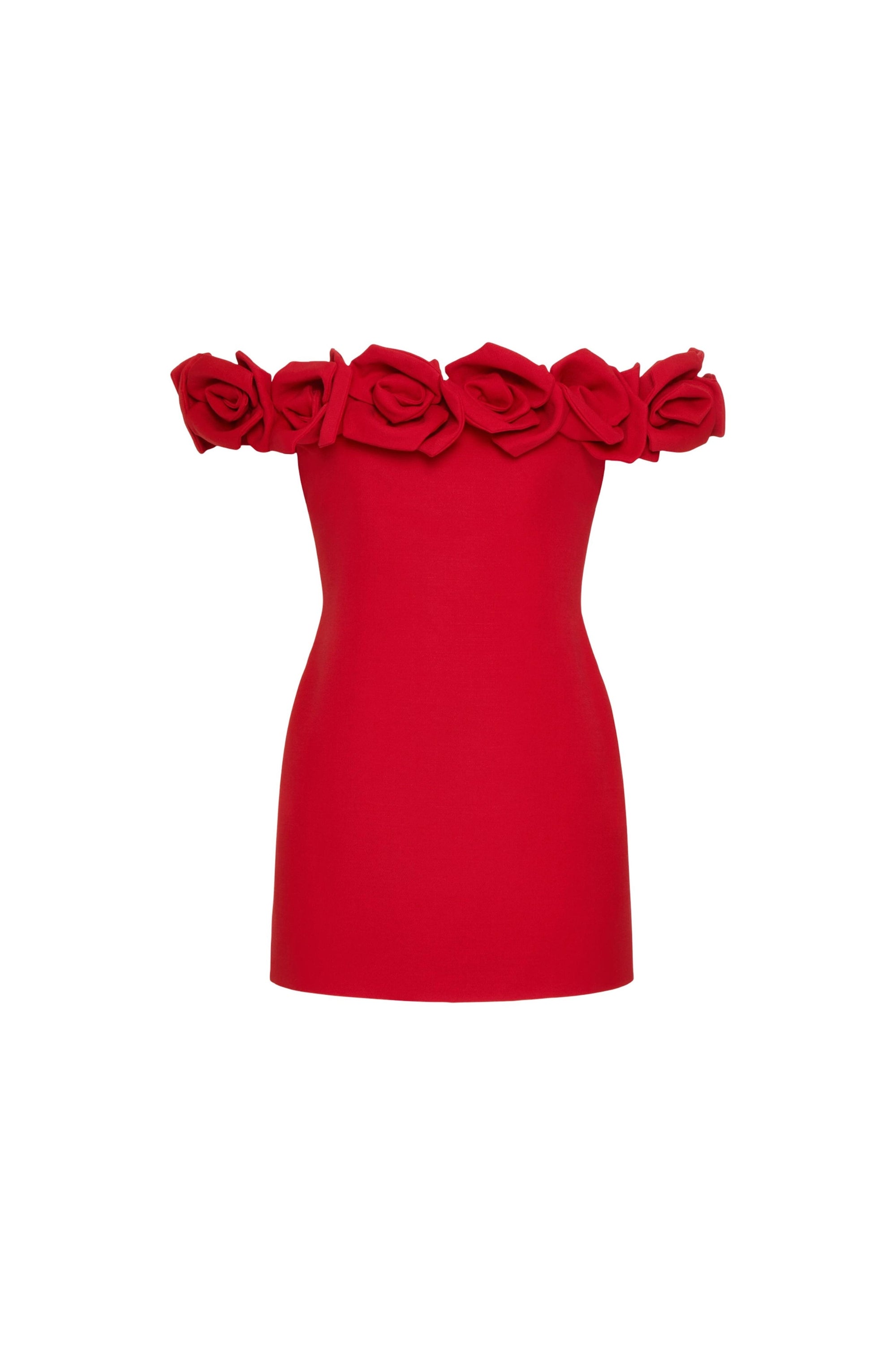 Flowering Girl Women Floral Embellished Crepe Mini Dress