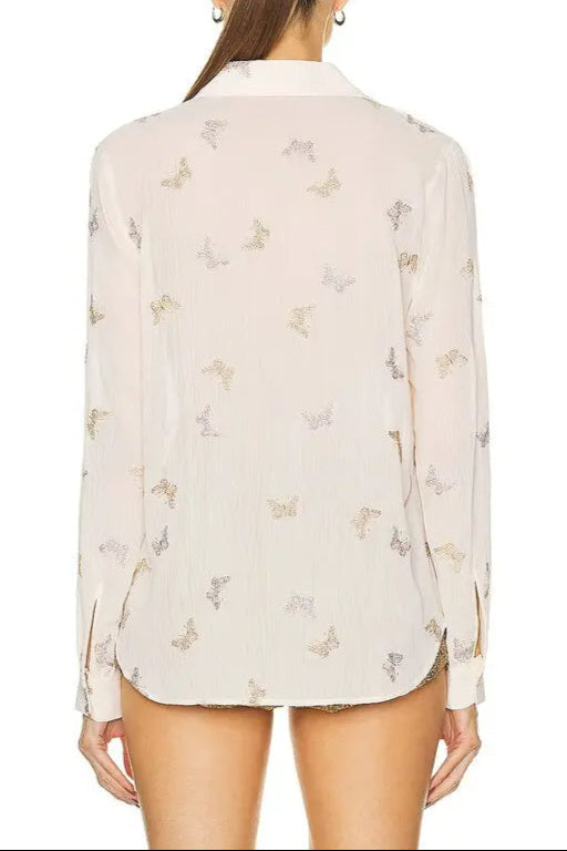 Flowering Girl Women Laurent Blouse In White