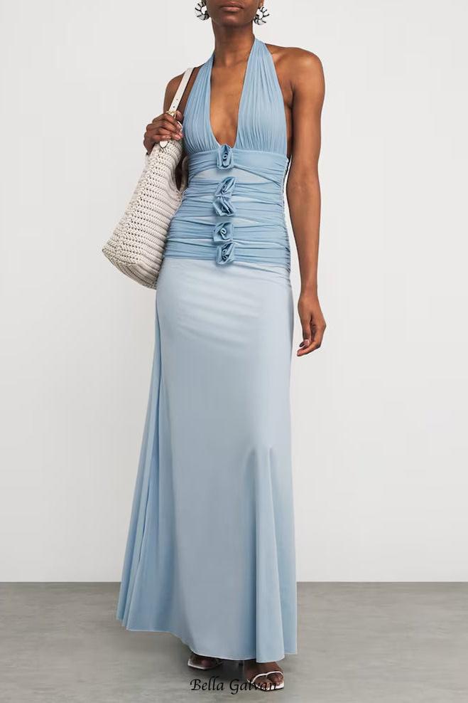 Halterneck Villadiego Maxi Dress
