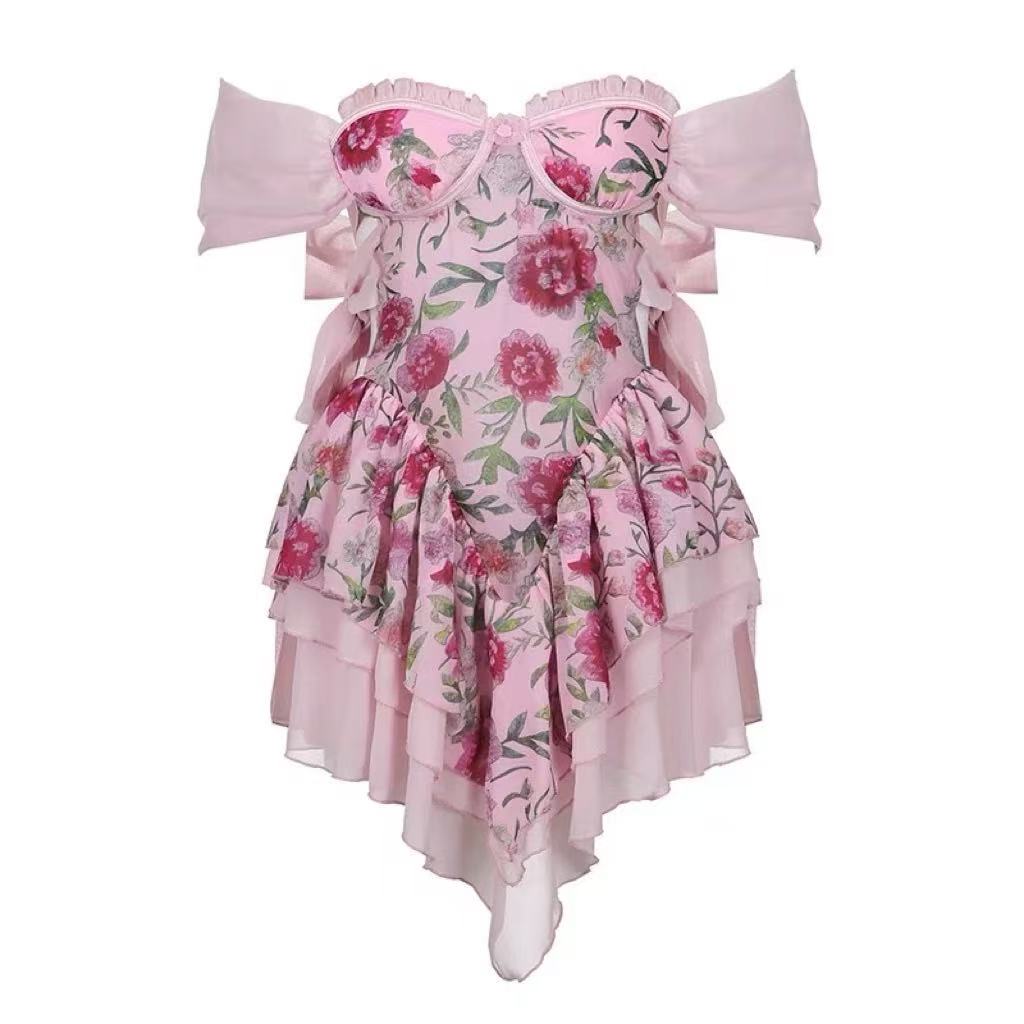 The Rosetta Silk Mini Dress