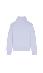 CASHMERE BLEND MOCK NECK SWEATER