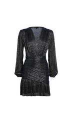 CROSSOVER SHIMMER MINI DRESS