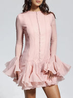 Flowering Girl Women Jocelyn Ruffled Mini Dress