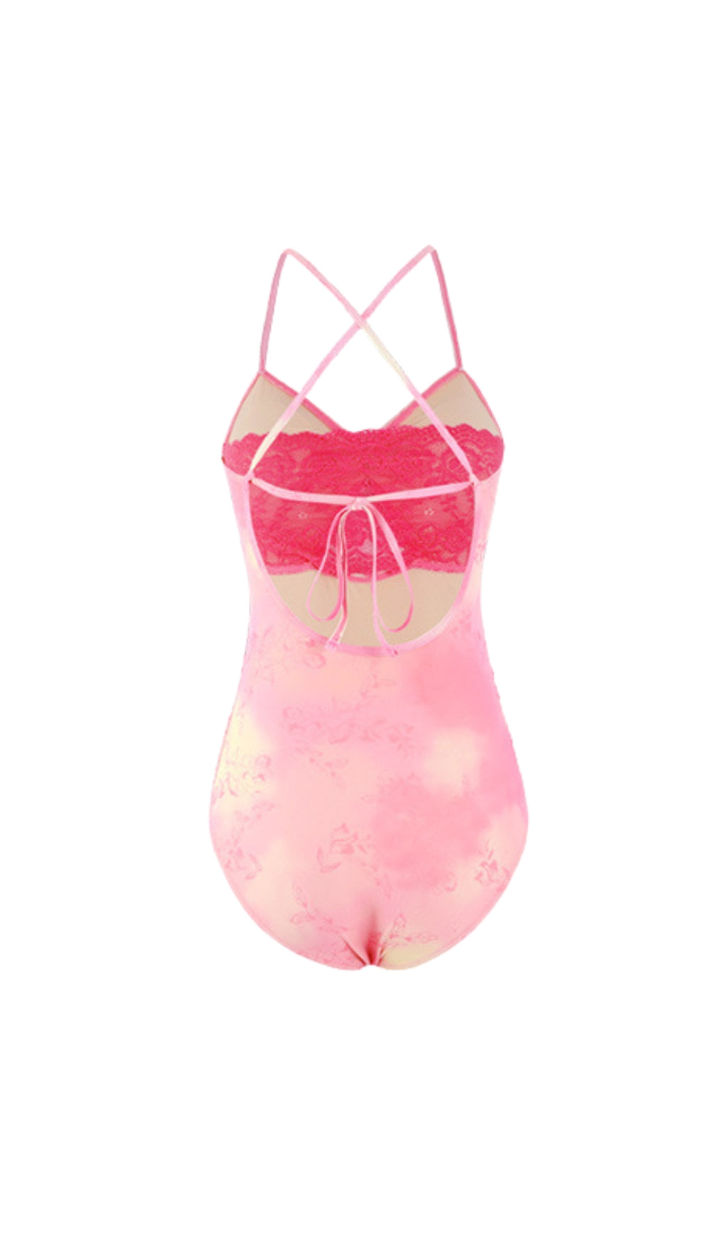 Flowering Girl Women Duy Pink One-Piece Swimsuit
