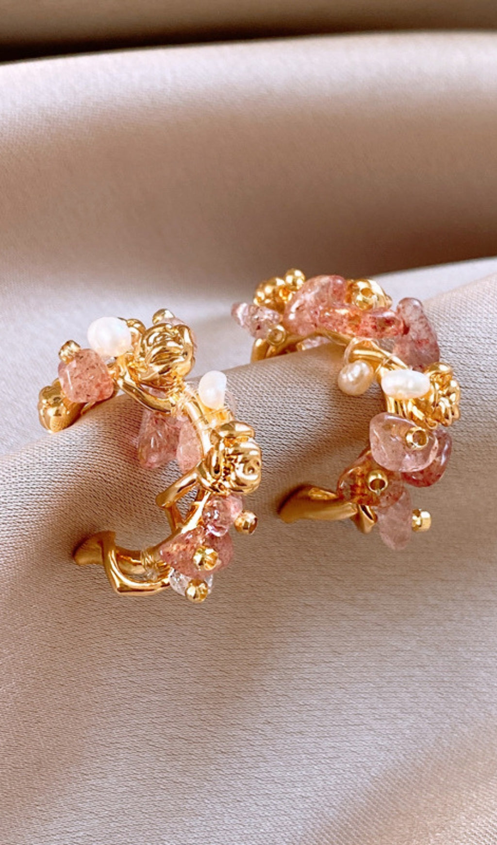 Flowering Girl Women Dulcea Pearl Earrings