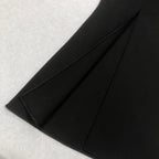 Flowering Girl Women crystal embellished One-Sleeve Cut-Out Maxi Dress in black