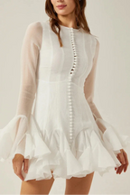 Flowering Girl Women Jocelyn Ruffled Mini Dress