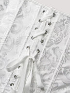 Retro Satin Strapless Corset Top