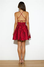 Jacquard Dopamine Slip Mini Dress