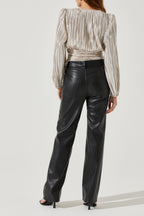Flowering Girl Women Braydon Pleated Ruched Top
