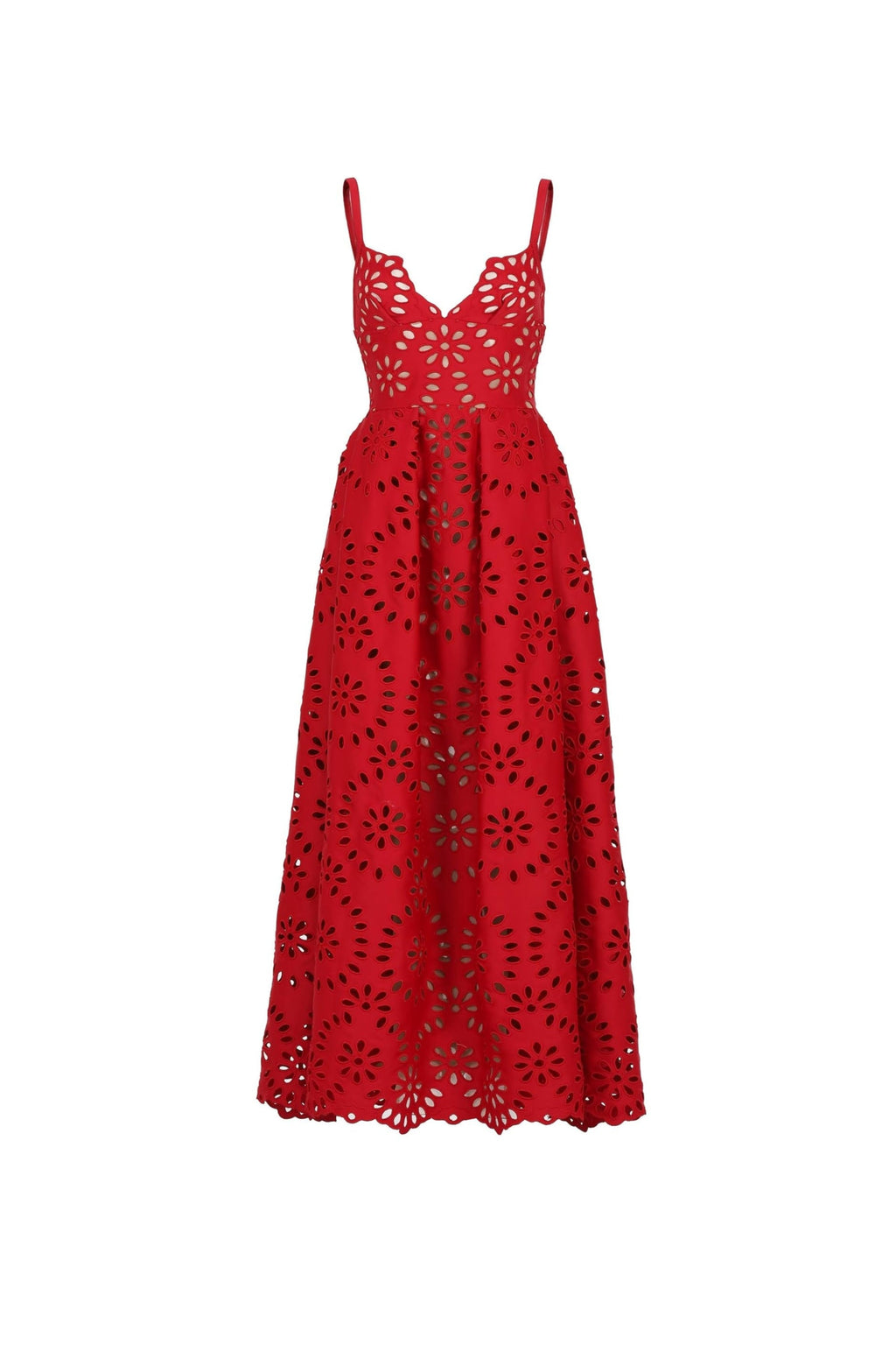 Flowering Girl Women Cutout Out Backless Maxi Dresses In Red