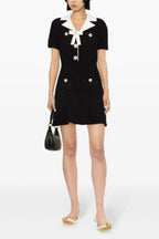 Flowering Girl Women Embellished Bouclé Mini Dress