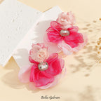 Flowering Girl Women Cyrene Flower Earrings