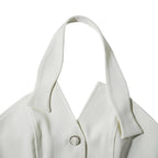 halter neck vest flower embellished pants suit in ivory