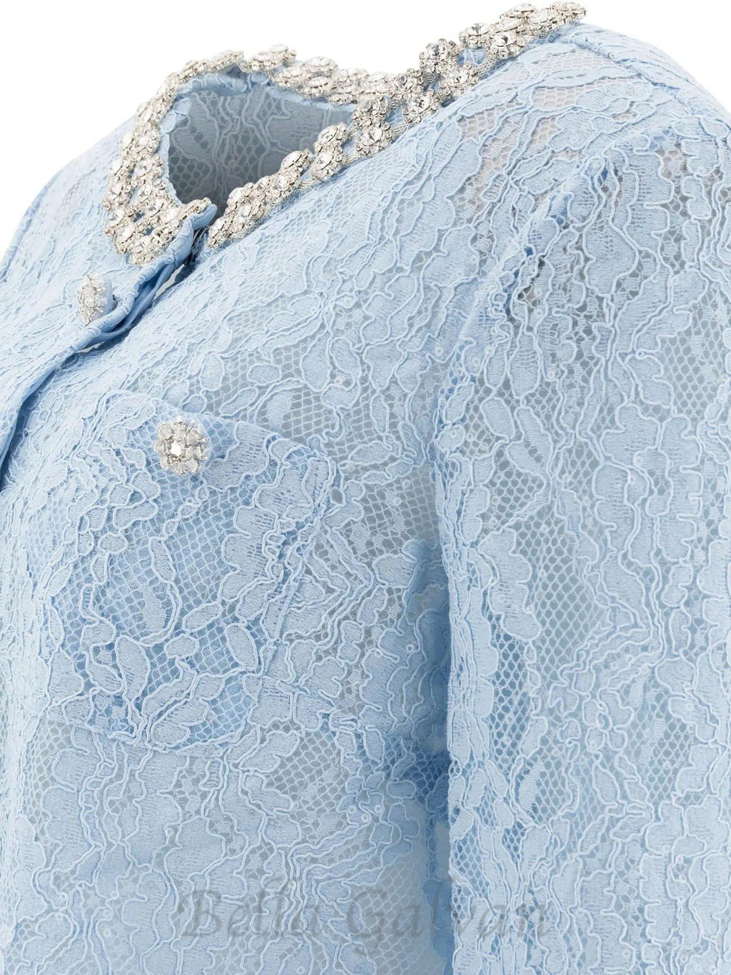 Flowering Girl Women carol lace embellished top in blue