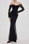 Flowering Girl Women Mesh Maxi Dress