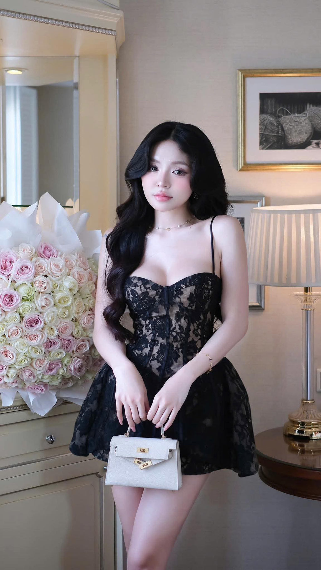 Flowering Girl Women Alessia Lace Mini Dress