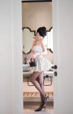 Flowering Girl Women Lumi Dot Strapless Mini Dress