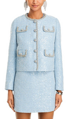 Embellished Bouclé Jacket