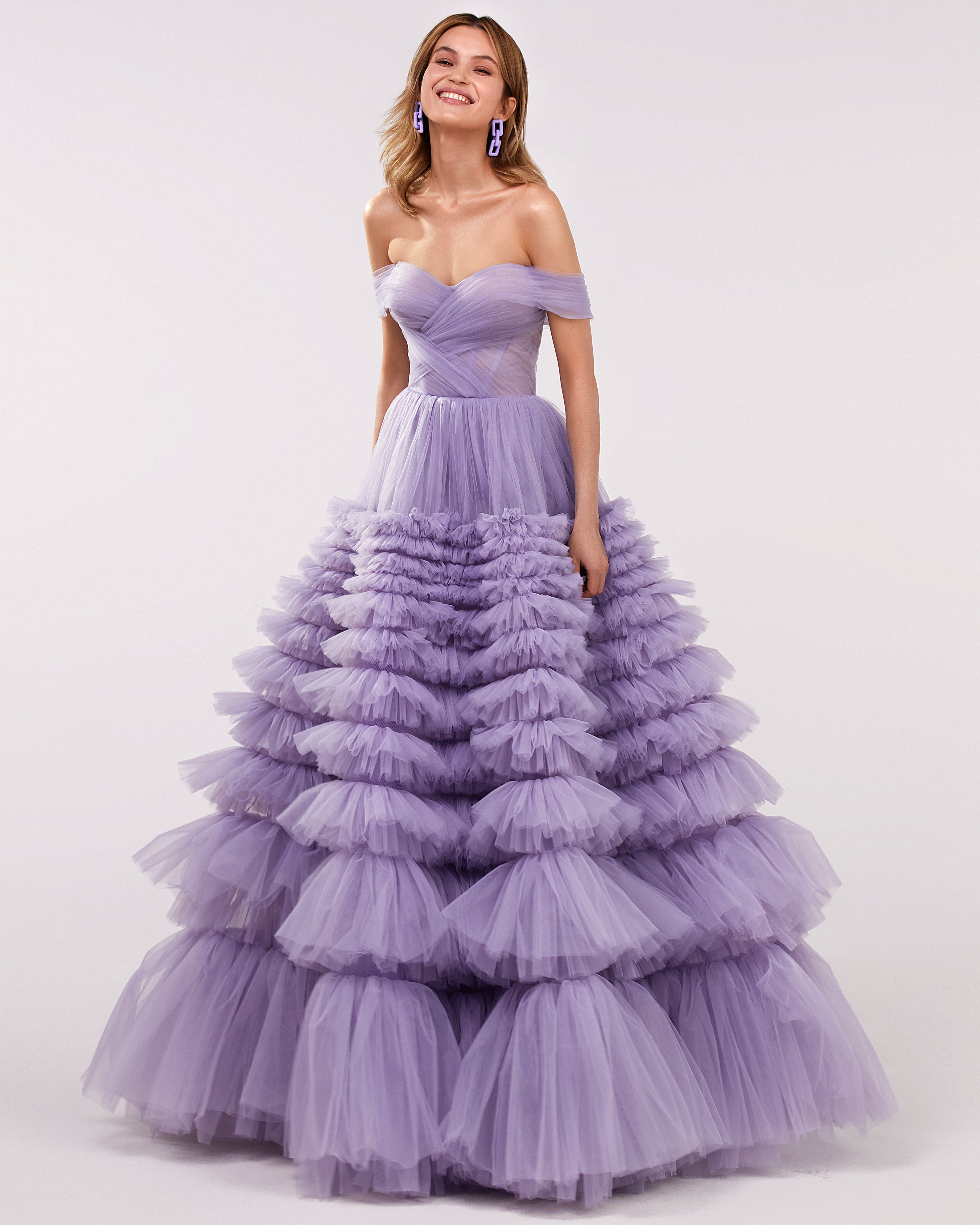 Ultra Puffy Prom Maxi Dress